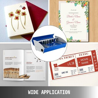 Elektrický rýhovací a perforovací stroj 460 mm - 6