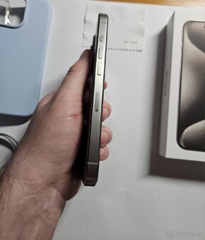 iPhone 15 Pro 128 GB Natural titan (perfektný stav) - 6