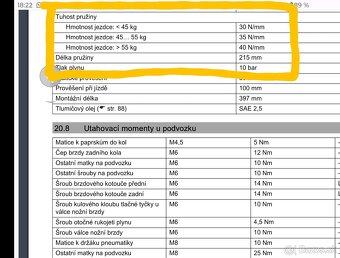 Struna pružina WP na tlmič KTM sx85 - 6