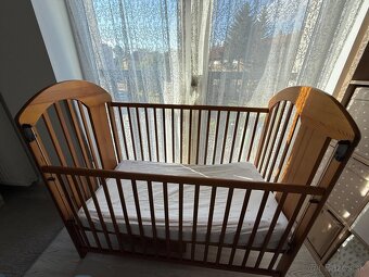 Drevená detská postielka z masívu - 6