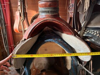 Westernové sedlo Wade (extra široké) - 6