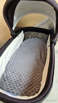 Kočík KINDERKRAFT Nea 2 2v1 + vajíčko KIDDY Evoluna i-size 2 - 6