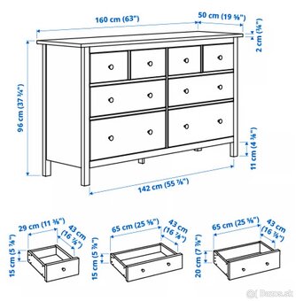 IKEA Modrá komoda - 6