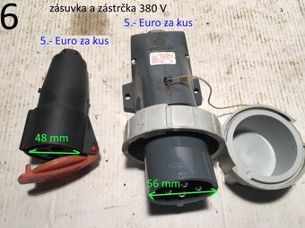 Zásuvky a zástrčky 380 V - 6