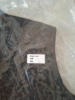 Kožená vesta na motorku TXR Sniper. 2xl. - 6