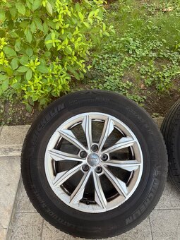 elektróny r17 5x112 66,6 original Audi Q5 kompletná sada - 6