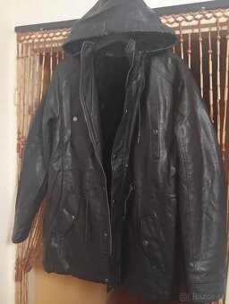 Krásna pánska kož.bunda s kožušinou..- ZIMNÁ - 6