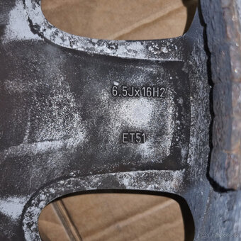Hliníkové Volkswagen disky 5x120 R16 6,5J ET51 - 6