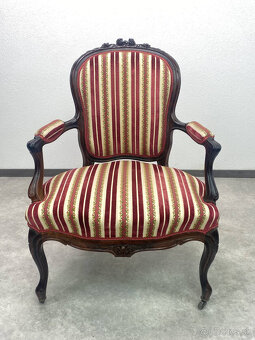 honosné rokokové kresielka 1900 - 6