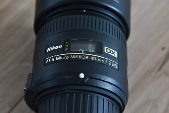 nikkor 40mm 2,8 G DX pre nikon - autofokus AF-S makro micro - 6