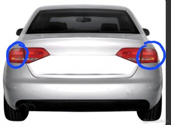 Zadné LED svetlá audi a4 B8 sedan - 6
