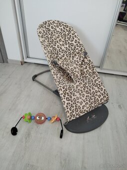 BABYBJÖRN ležadlo Bliss Beige Leopard Print Cotton - 6