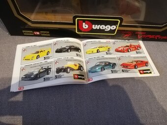 1:18 DODGE Viper RT10 1992 Bburago krabica+katalog - 6