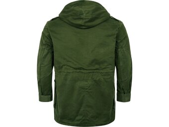 Poľná bunda s kapucňou M64 zelená Belgicko original - 6