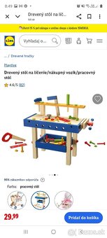 Drevený pracovný stôl LUPILU - 6