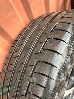 Predám ALU disky R17 + letné pneu Continental - 6
