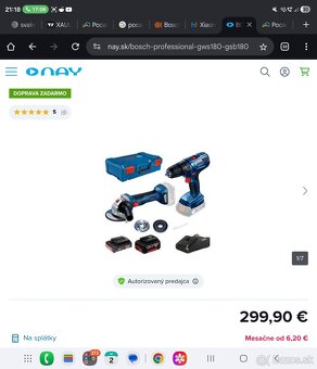 Sada náradia bosch - 6