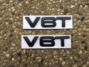 Audi V6T V8T nápisy na blatníky - 6