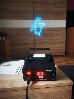Laser animačný na diaľkové ovládanie, RGB plnofarebný - 6