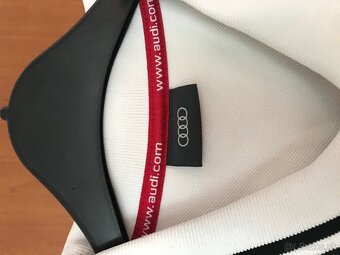 AUDI originál white pánske polotricko XL - 6