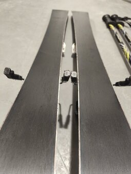 Detske lyze Salomon S/Race Jr S + C5 J75 Bl 100 + palicky - 6