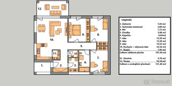 Skolaudovaný 4 izbový rodinný dom (121 m2) - 6