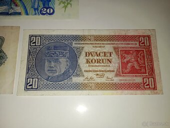 BANKOVKY 20 KČS 1926-1988, 3 RŮZNÉ EMISE - 6