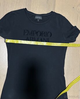 Emporio Armani tričko IT38 / 34 naša čierne - 6
