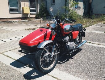 Jawa 350 634 + sajdka, sidecar - 6