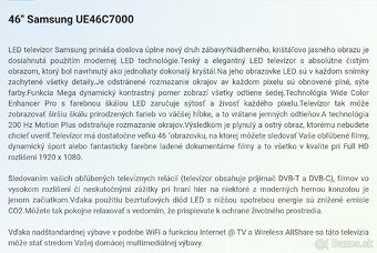 3D Samsung TV UE46C7000 - 6
