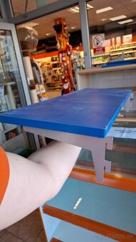 Sklenený pult + Drevená polica + Poličky - 6