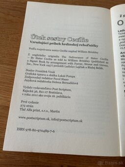 William Brinkley: Útek sestry Cecílie - 6