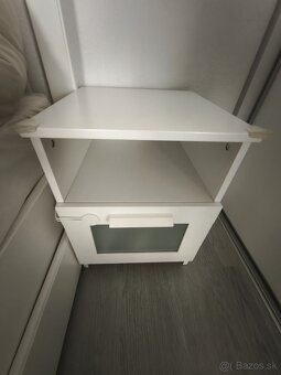 Biela posteľ 140x200 s roštom, matracom a úložným priestorom - 6