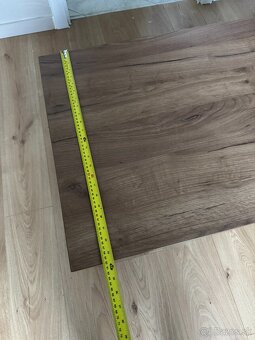 Konferenčný stôl 100x60 cm - pevný, imitácia dreva - 6