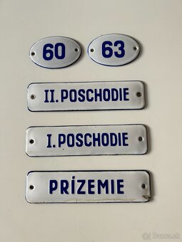 Smaltované tabule - 6