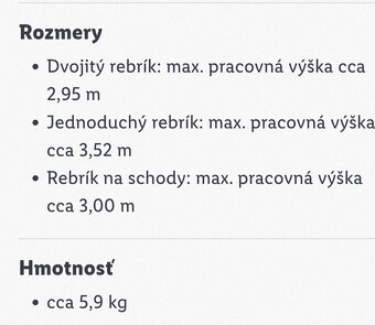 Univerzalny rebrik 3 v1,stafle 2x6 - 6