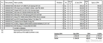 i9 12900k, 64GB RAM, RTX 4080-v záruke, 3x SSD (4,5TB) - 6