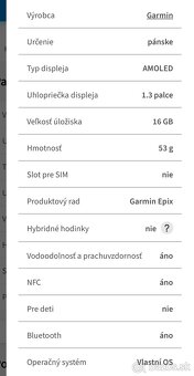 Predám Garmin Epix (Gen2) - 6