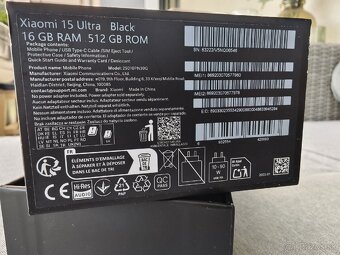 Predám Xiaomi 15 Ultra 16/512GB Black - 6