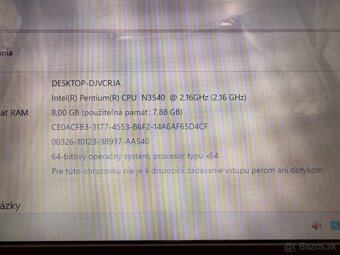 Notebook Lenovo IdeaPad 100 N3540 / 8GB RAM / 256GB SSD - 6