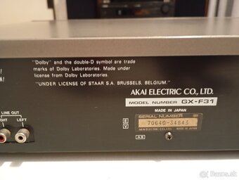 tape deck AKAI GX-F31 - 6