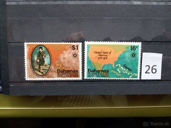Poštové známky č.809 - 20 ks sérií AMERIKA - KARIBIK - 6
