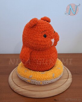 Háčkovaná figúrka - Škrečok Puffy - 6