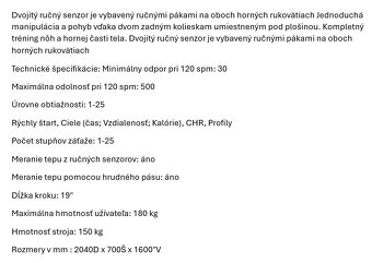 Technogym eliptický trenažér - 6