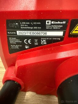 Einhell Aku reťazová píla GE-LC 18/25 Li - 6