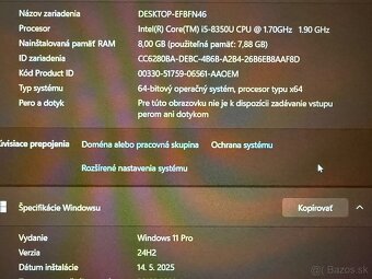 Lenovo ThinkPad X280-i5-8350U/8gbDDR4/256gbSSD/W11PRO - 6