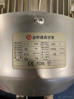 Vacuum Blower 5,5KW 2 kusy vrátane filtrov a jeden bez filtu - 6