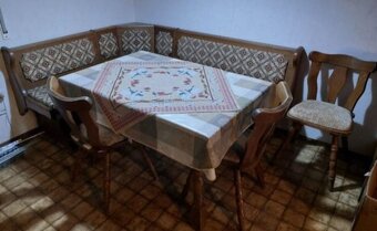 Selská dubová linka s jídelnou a spotřebiči,5906 - 6