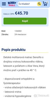 Nový matrac do detskej postieľky - 6