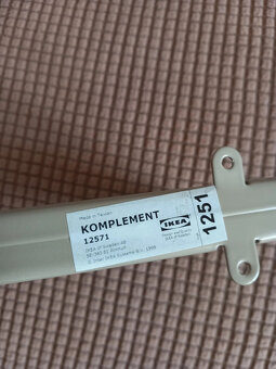 Komplement od ikea - 3ks výsuvné vešiaky pre skrine 35 cm - 6